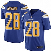 Nike Men & Women & Youth Chargers 28 Melvin Gordon Electric Blue Color Color Rush Limited Jersey,baseball caps,new era cap wholesale,wholesale hats